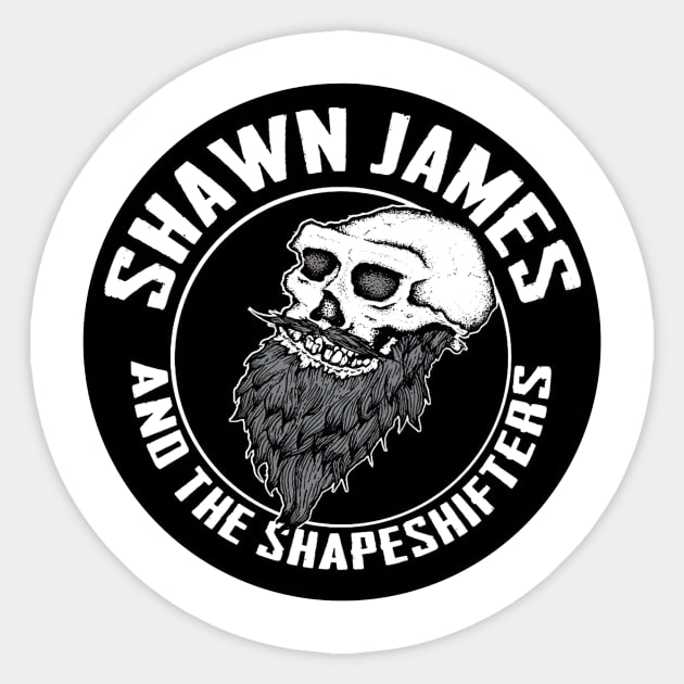 Shawn James The Shapeshifters Skull Patch Sticker by Stephensb Dominikn